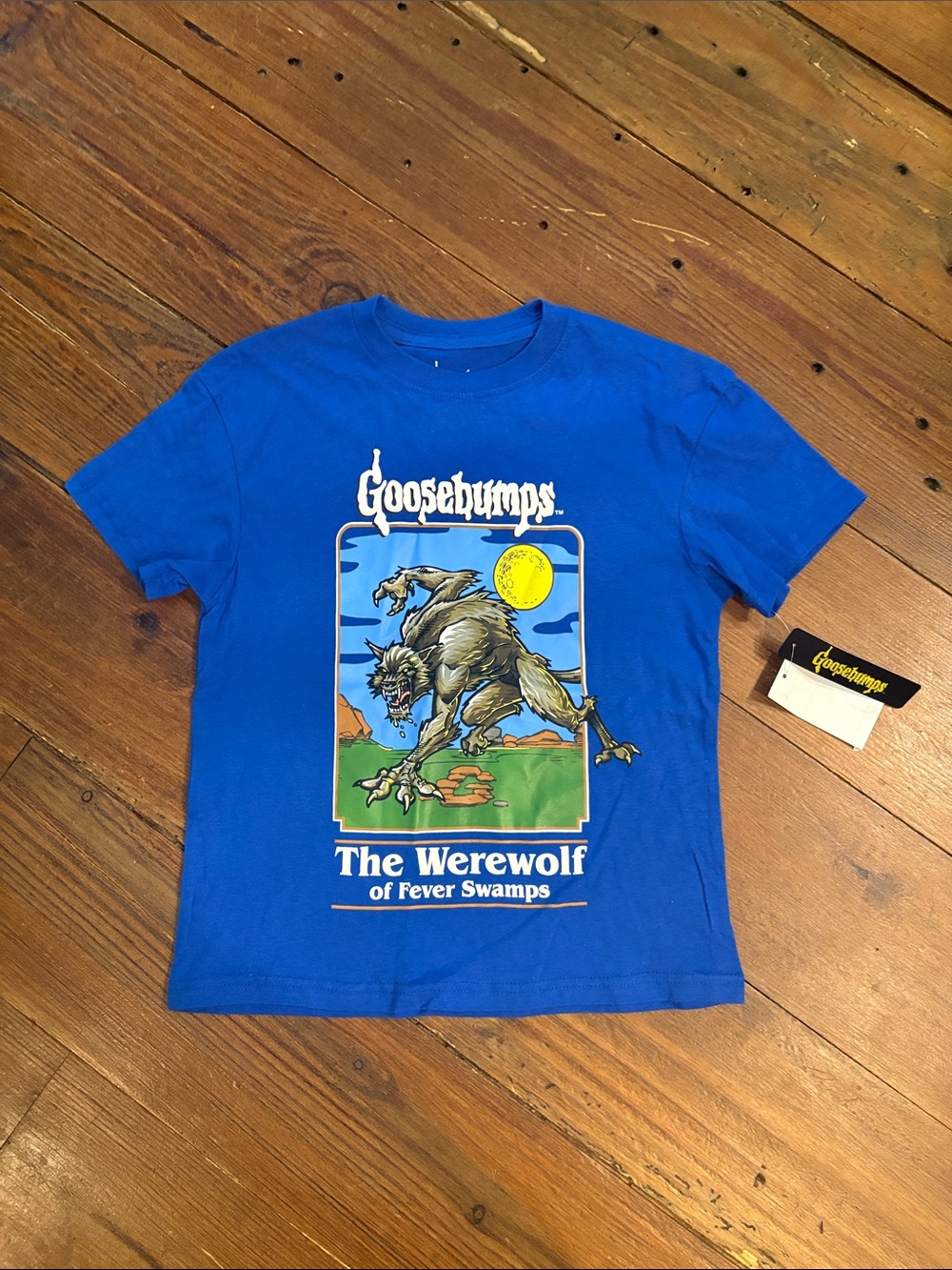 Kids' Goosebumps The Werewolf Graphic Tee - Blue